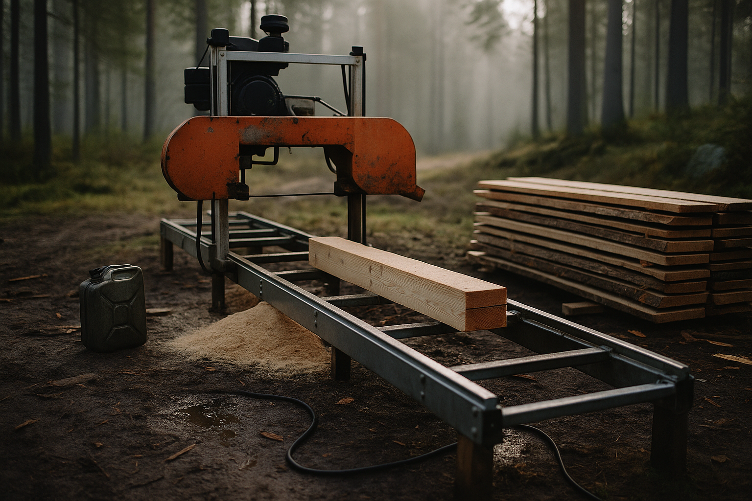 Portable Sawmill Basics: Selection, Setup, and Maintenance